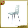 High Quality armless white plastic chair